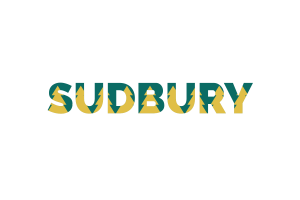 Sudbury Text Art flag