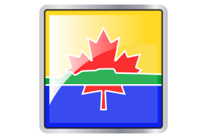 Thunder Bay Flag Square icon flag