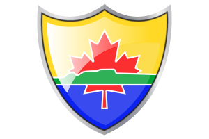 Shield with Flag of Thunder Bay flag