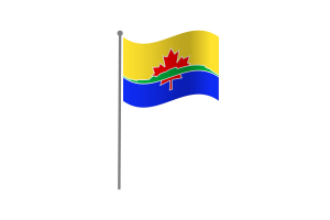Waving Flag of Thunder Bay flag