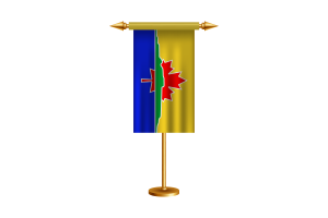 Thunder Bay Ceremonial Flag Vector Free flag