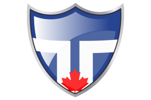 Shield with Flag of Toronto flag
