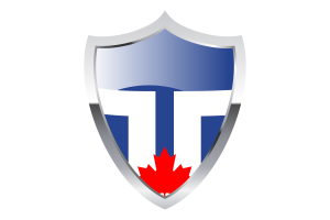 Toronto Flag with Medieval Heater Shield flag