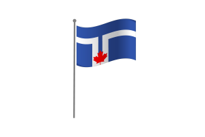 Waving Flag of Toronto flag