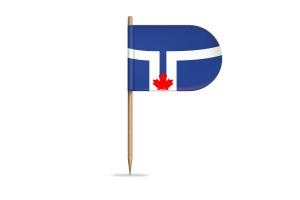 Toronto Flag for Desk, Table flag