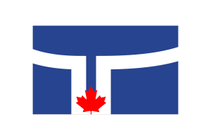 Toronto Flag Vector Illustration flag