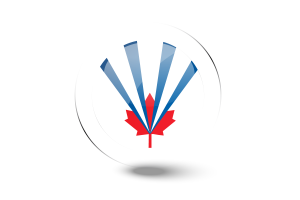 Vaughan Flag Glossy Round Button flag