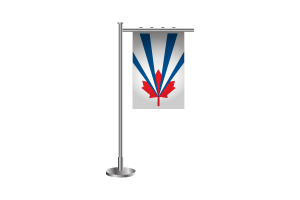 3d Vaughan Standing Flag flag