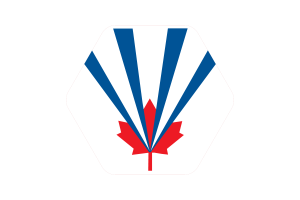 Vaughan Flag Illustration Hexagon Rounded Shape flag