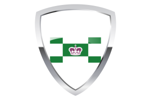 Bandera del escudo de Charlottetown flag