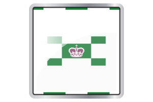 Ícono cuadrado de la bandera de Charlottetown flag