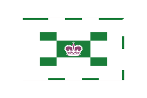 Ilustración vectorial de la bandera de Charlottetown flag