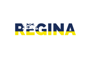 Regina Text Art flag