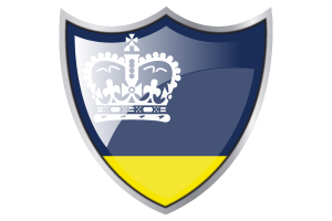 Shield with Flag of Regina flag