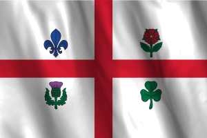 Drapeau National de Montréal flag