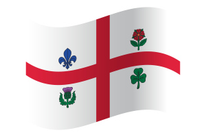Drapeau de Montréal flag