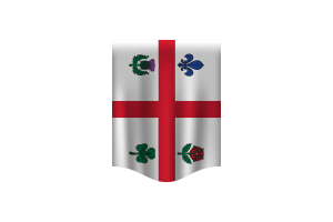 Bannière du drapeau de Montréal flag