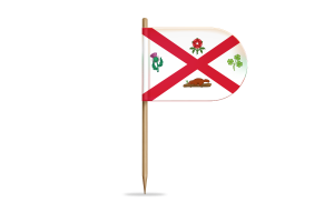 Montreal Flag for Desk, Table flag