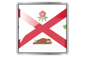 Montreal Flag Square icon flag