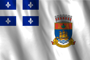 National Flag of Quebec flag