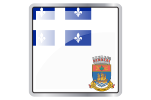 Quebec Flag Square icon flag