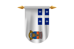 Quebec Flag Emblem Vector Images flag