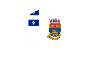 Quebec Flag Circle Vector Free flag