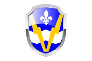 Shawinigan Shield Logo flag