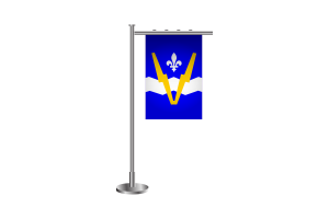 3d Shawinigan Standing Flag flag