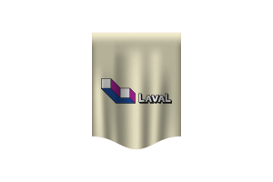 Banner de la Bandera de Laval flag