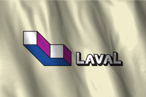 Bandera Nacional de Laval flag