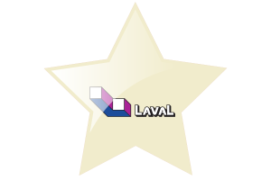 Ícono de Estrella de la Bandera de Laval flag