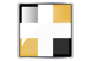 Icône Carrée Drapeau de Lévis flag