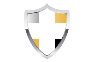 Drapeau de Lévis avec Écu Médiéval flag