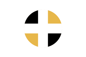 Drapeau de Lévis Cercle Vectoriel Gratuit flag