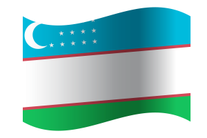 Republic of Uzbekistan flag