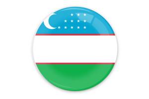 Uzbekistan Flag Vector Art flag