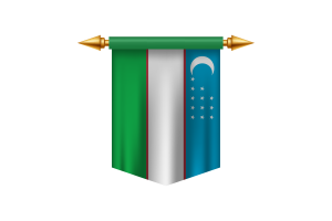 Emblem of the Republic of Uzbekistan flag