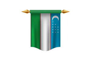 Uzbekistan Flag Royal Banner flag