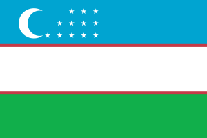Flag of Uzbekistan flag