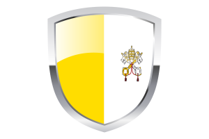 National Flag of Vatican Clipart flag
