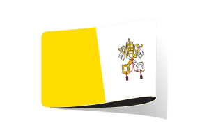 Vatican Flag Illustration Clipart flag