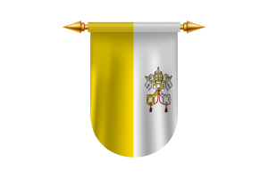 Vatican Flag Emblem Vector Images flag