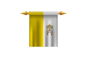 Vatican Emblem flag