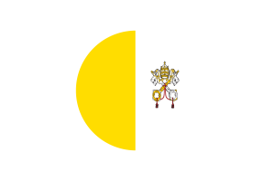 Vatican Flag Circle Vector Free flag