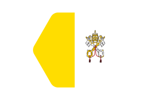 Vatican Flag Vector Illustration flag