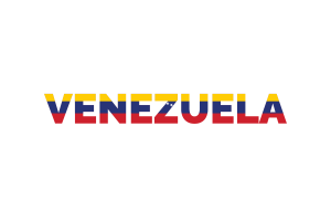 Venezuela Text Art flag