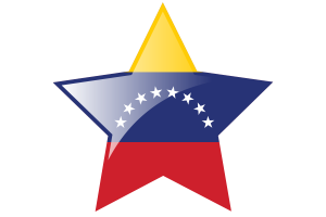 Venezuela Flag Star Icon flag