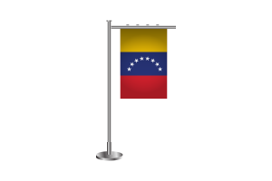 3d Venezuela Standing Flag flag