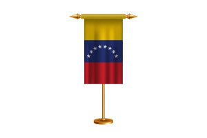 Venezuela Ceremonial Flag Vector Free flag